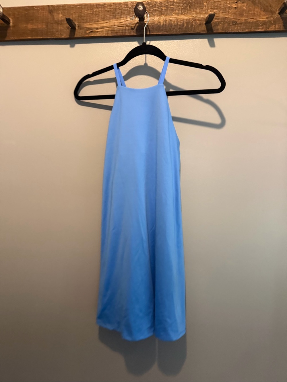 Madewell Sky Blue Halter Sundress